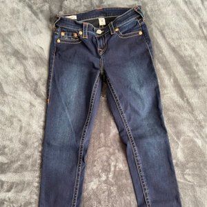 True Religion Halle Mid Rise Skinny Stretch